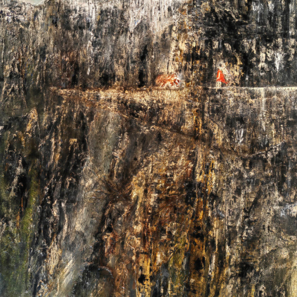 Mees kaljul. Laura Mathieu. 2019